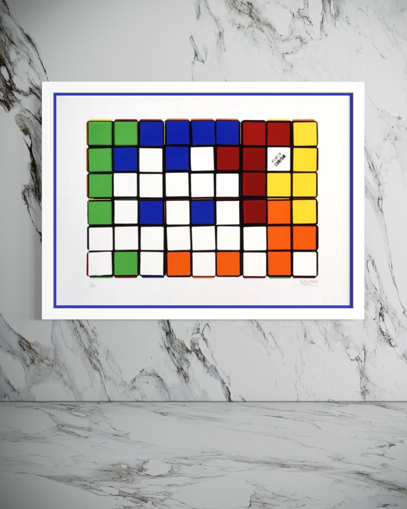 Six Cubes (Blue & Yellow)