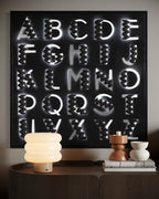 ART DECO WITH BLACK GLITTER