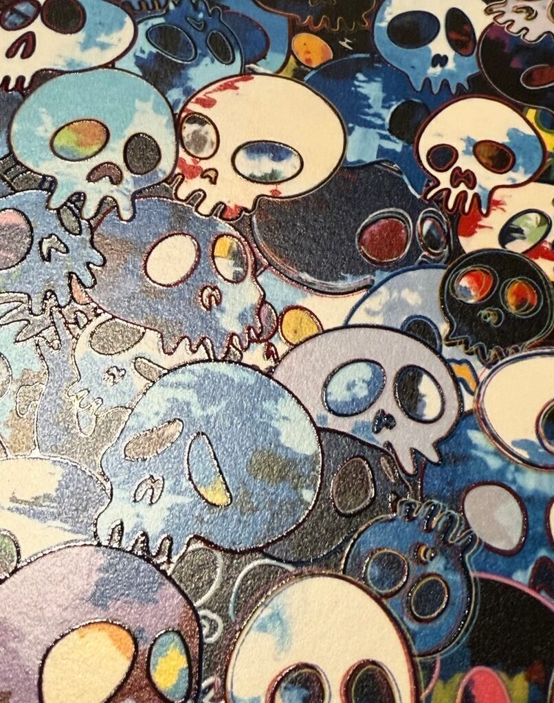 Blue Skulls Silkscreen (The Cleveland Museum Editions)