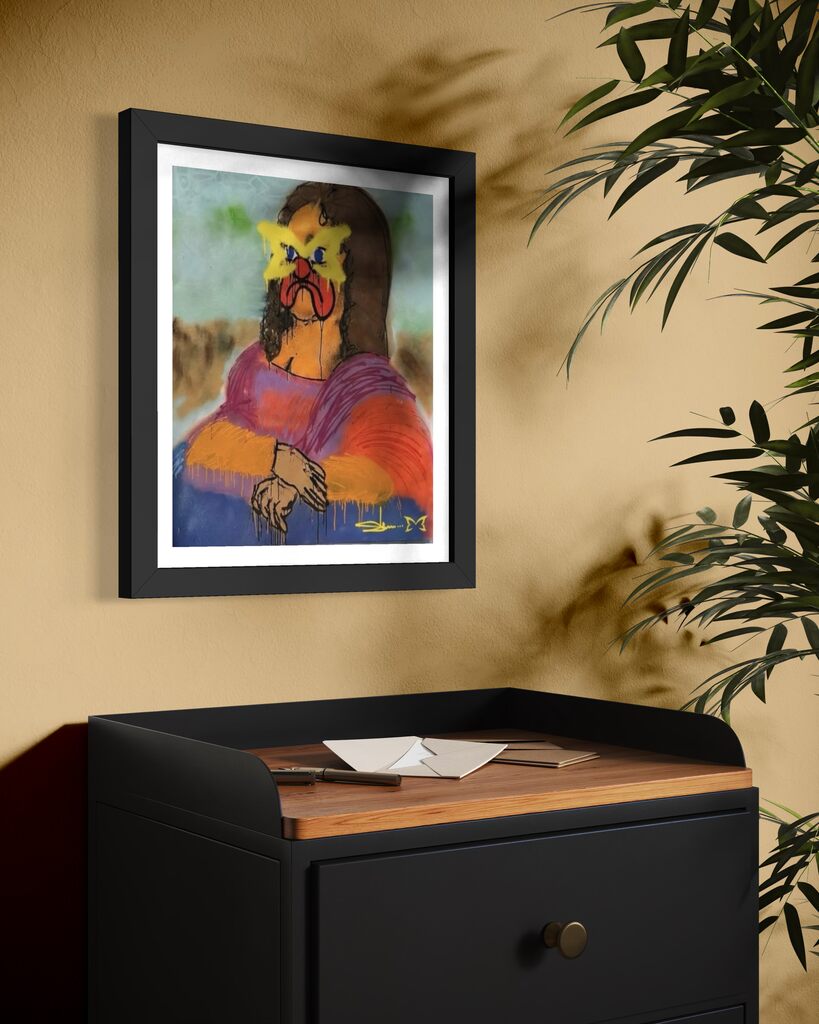Slawn’s Mona Lisa (Slawn x Mertra VIP pop up print)