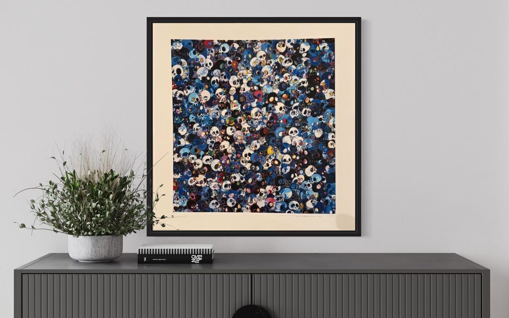 Blue Skulls Silkscreen (The Cleveland Museum Editions)