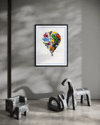Balloon Etching (Heavily Hand Finished)