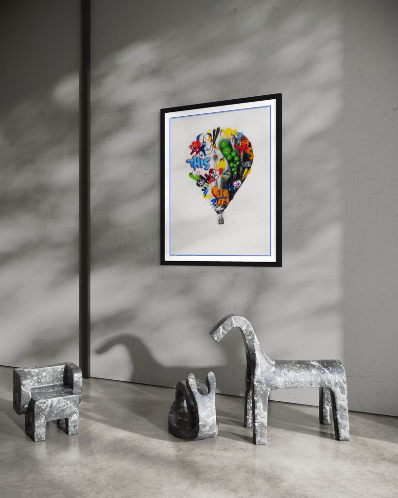 Balloon Etching (Heavily Hand Finished)