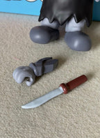 Spooky Slawn Halloween Figure Set (Frank, Sleddy & Ghost) with mini prints.