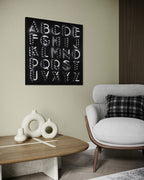 ART DECO WITH BLACK GLITTER