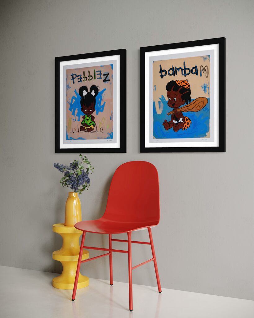 Pebblez & Bam Bam (Two works)