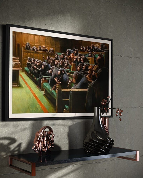 Monkey Parliament (Hand embellished TEST PROOF/ AP)