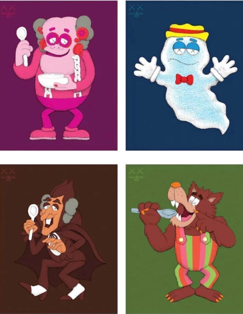 MONSTERS (Four Lithographs)