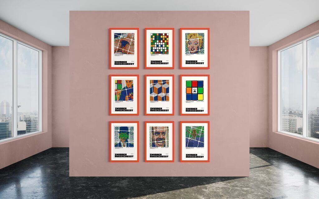 Rubikcubist Lithograph set (Mima museum, 10 lithographs)
