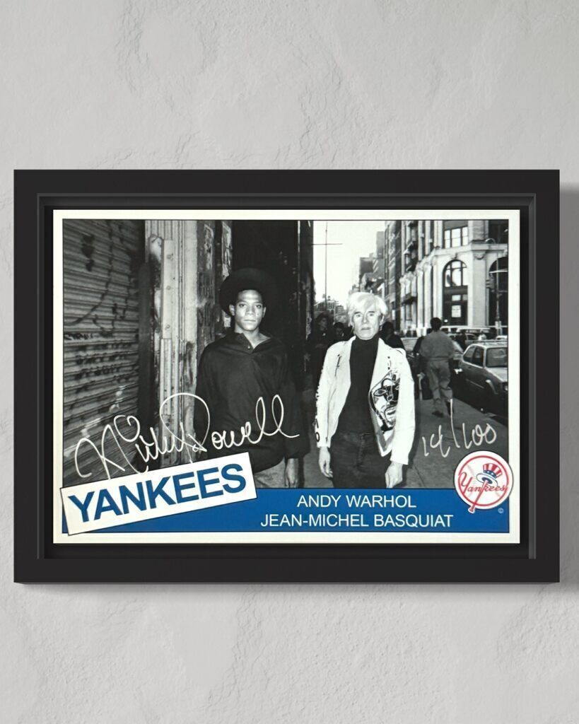 Andy Warhol & Jean-Michel Basuiat SOHO. NYC, 1985 (YANKEES GRAND SLAM VARIANT)