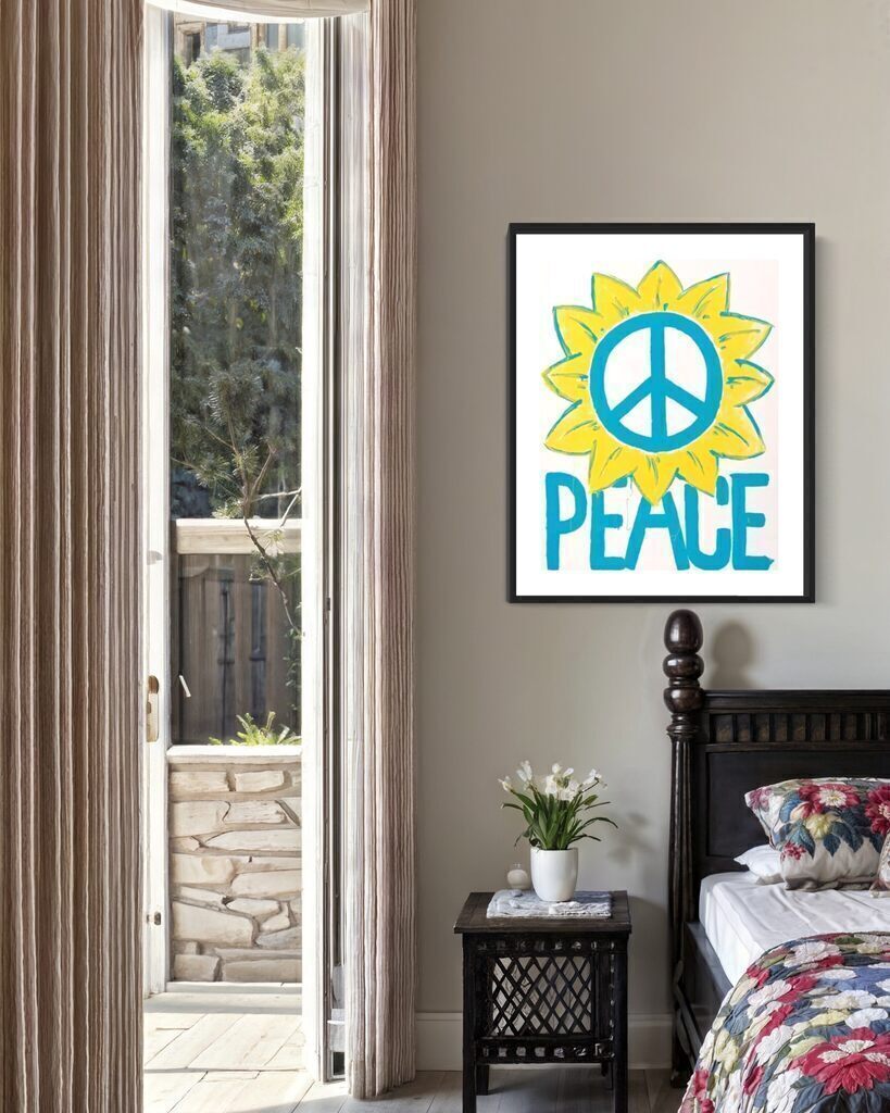 Peace (Screenprint & Lithograph- two works)