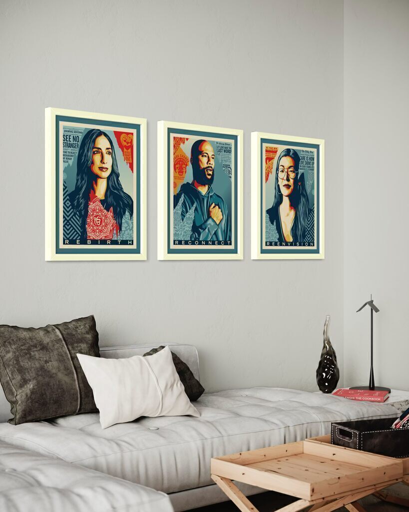 Reframe Triptych (Reenvision, rebirth, reconnect)