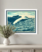P.O.P WAVE (Blue) Shepard Fairey X Craig Stecyk III