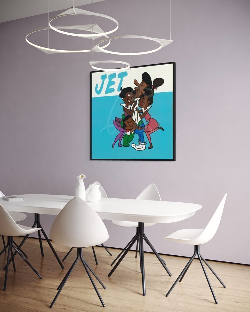 Rich in Family (Jetsons Original Painting)