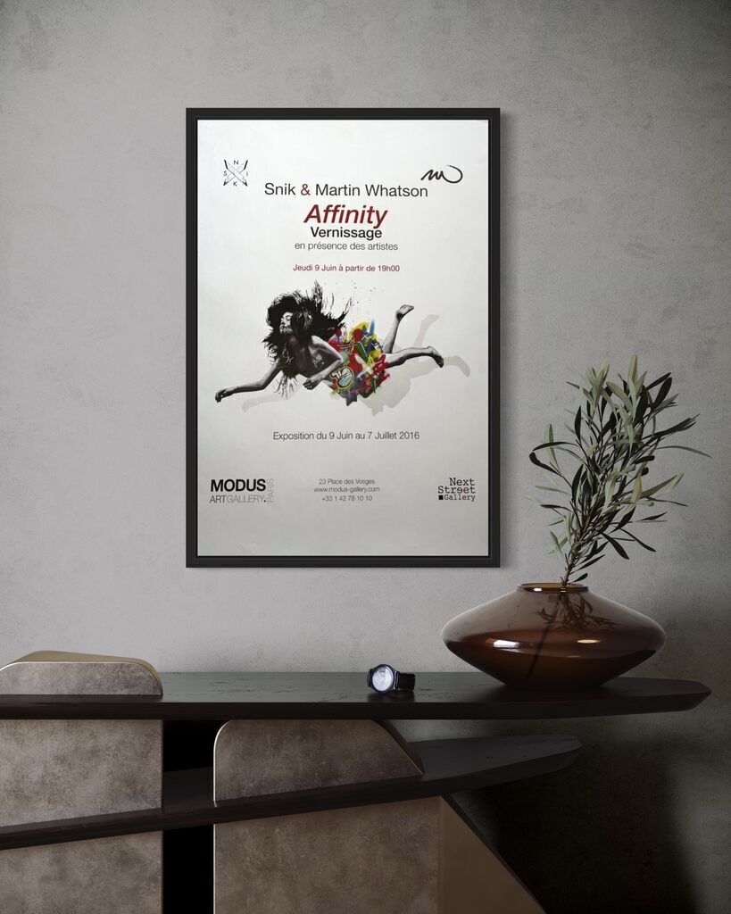 Affinity Vernissage (Affinity Preview Exhibition lithograph, framed)