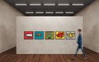 Icons Portfolio (Five Screenprints)