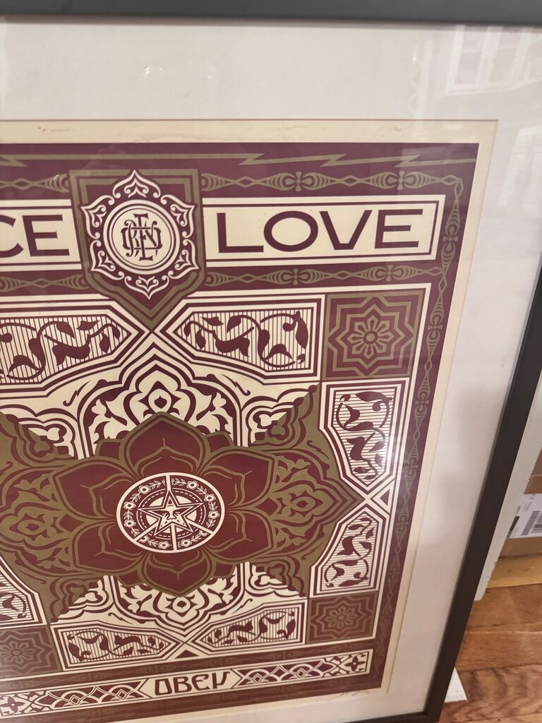 Obey Peace and Justice 2012 Holiday Print