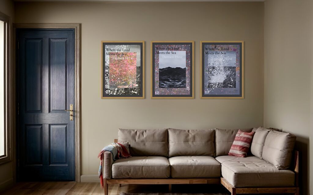 Where the land meets the sea (Set of three signed lithographs)
