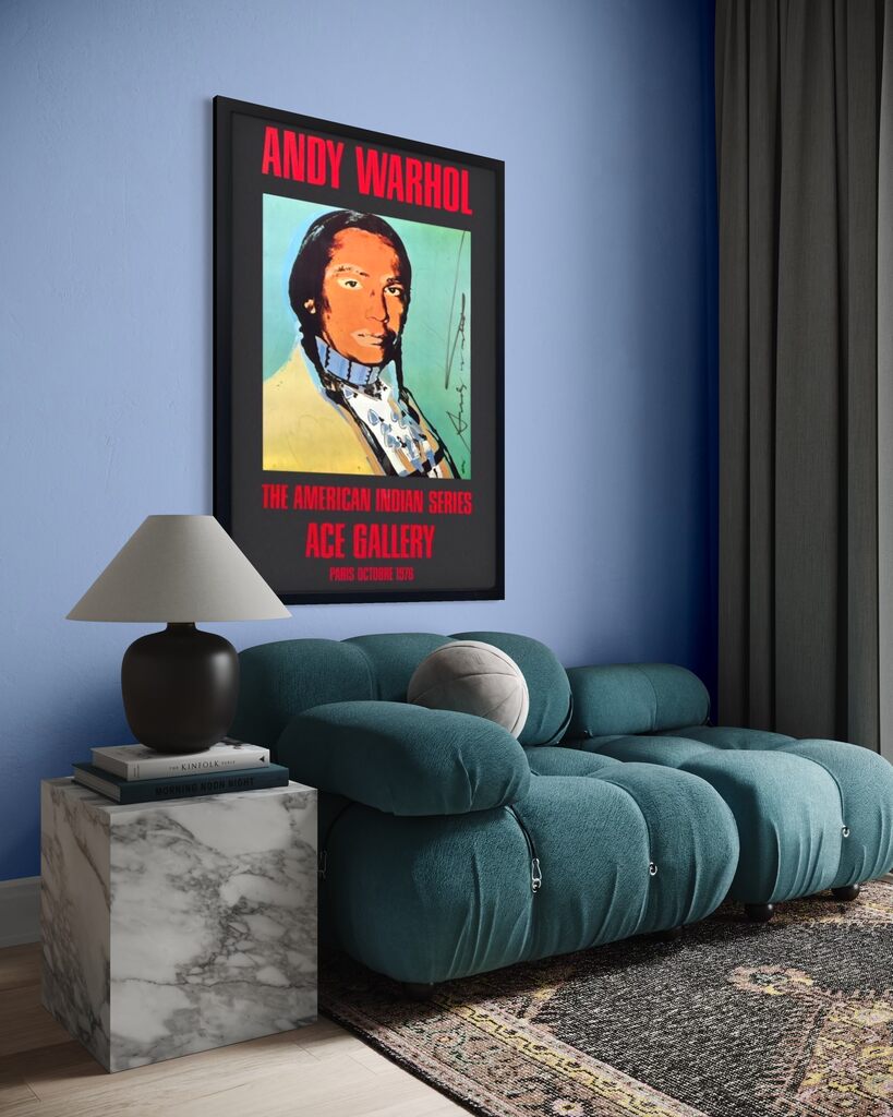 Ace Gallery Exhibition Poster "The American Indian Series" Black (Signed)