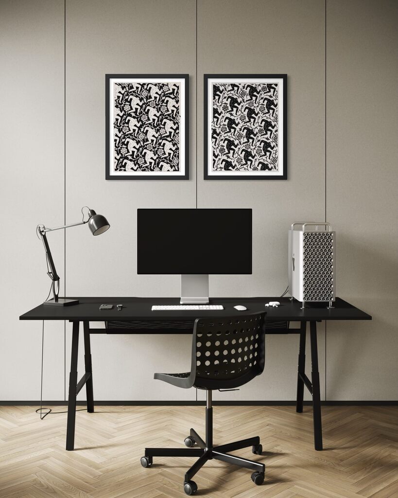 Pattern of Corruption (Diptych, Two Works)