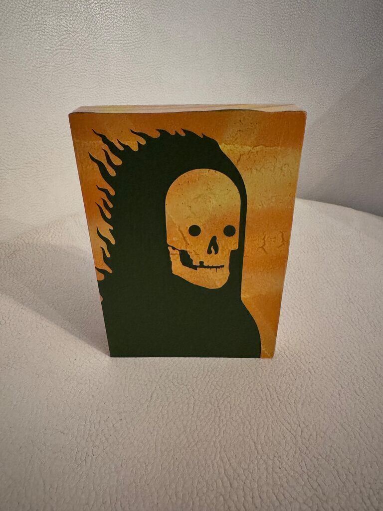 Flaming Reaper (Hand Painted Multiple, Unique)