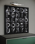 ART DECO WITH BLACK GLITTER