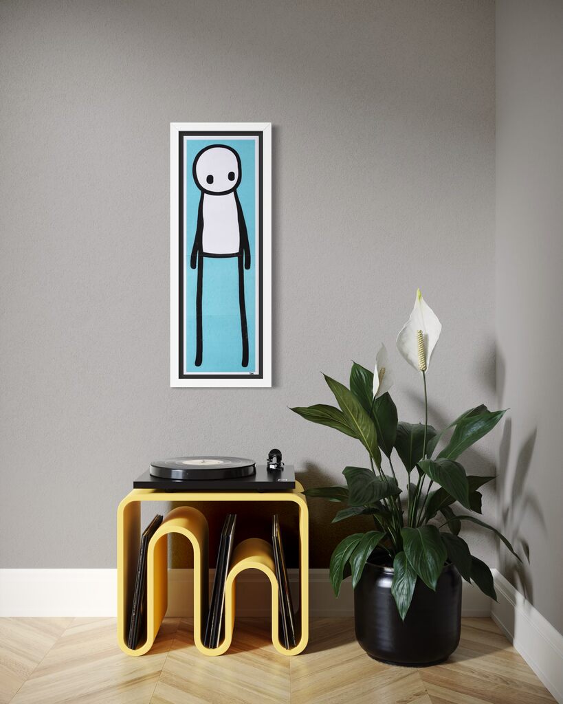 Standing figure (Hand signed, Teal variant)