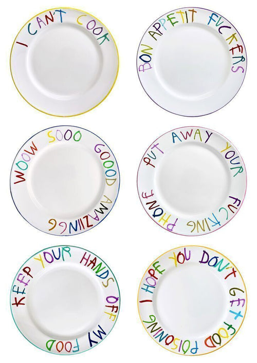 "Keep Your Hands Off My Food" Plate