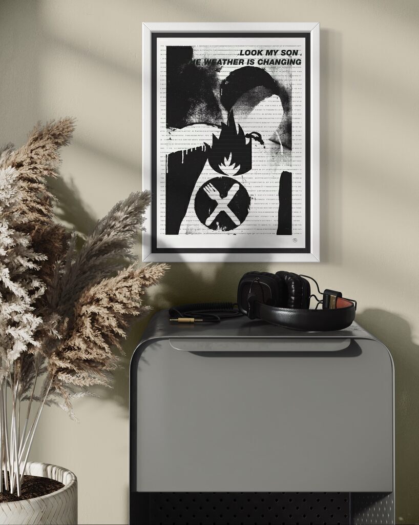 Bristol Downs fire sale print #2 (Look My Son The Weather Is Changing)
