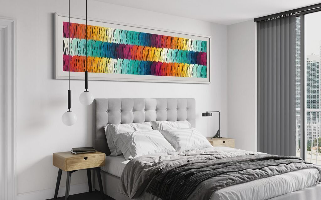 Jumbo Multi Tags XXL (8 foot long original painting on canvas)