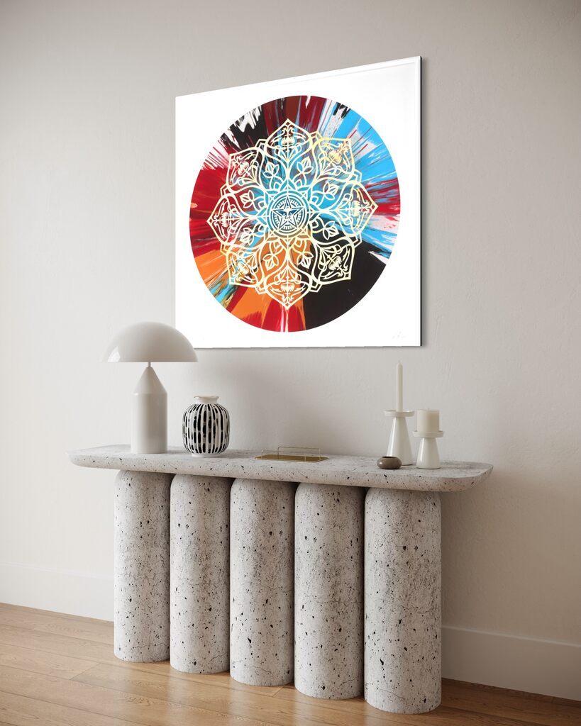 Beautiful Controlling Ornate Mandala 3 Spin Painting (TT3-1)