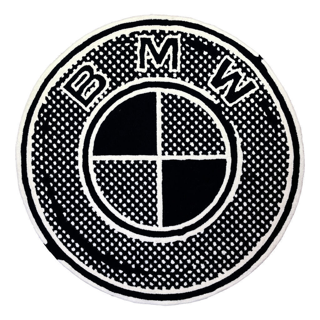 BMW Logo Halftone 4ft Rug