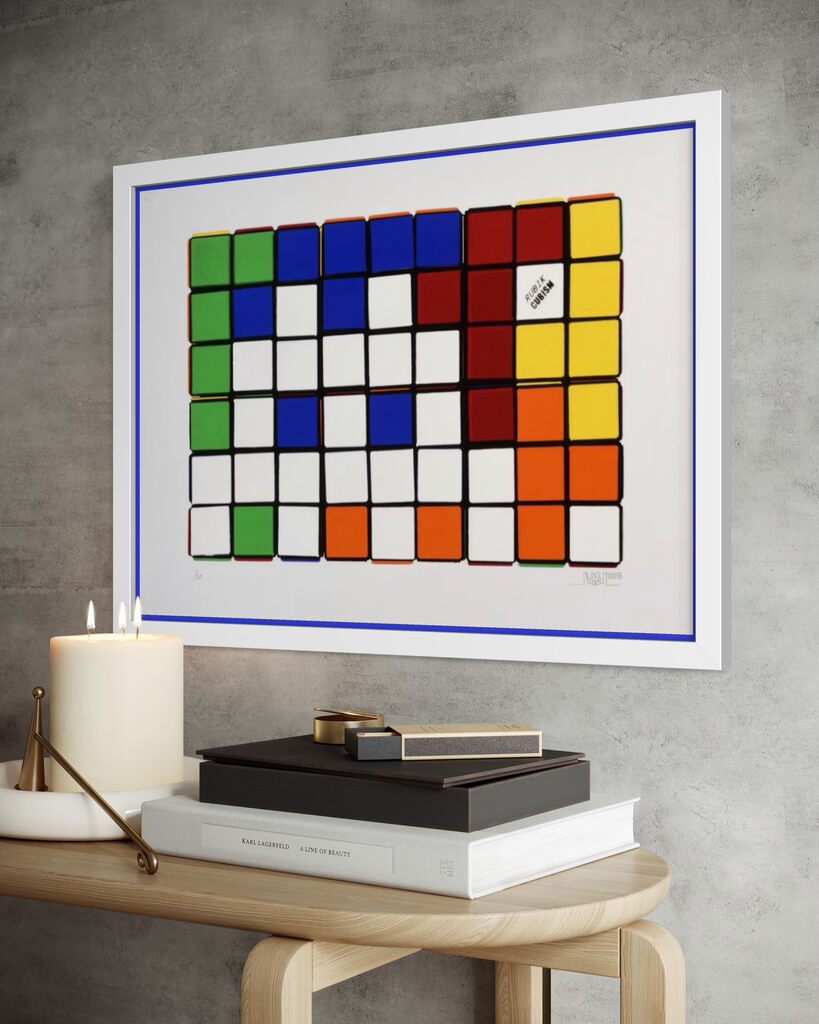 Six Cubes (Blue & Yellow)