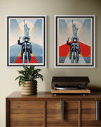 JOHN LENNON PEACE AND LIBERTY (DIPTYCH: TWO PRINTS)