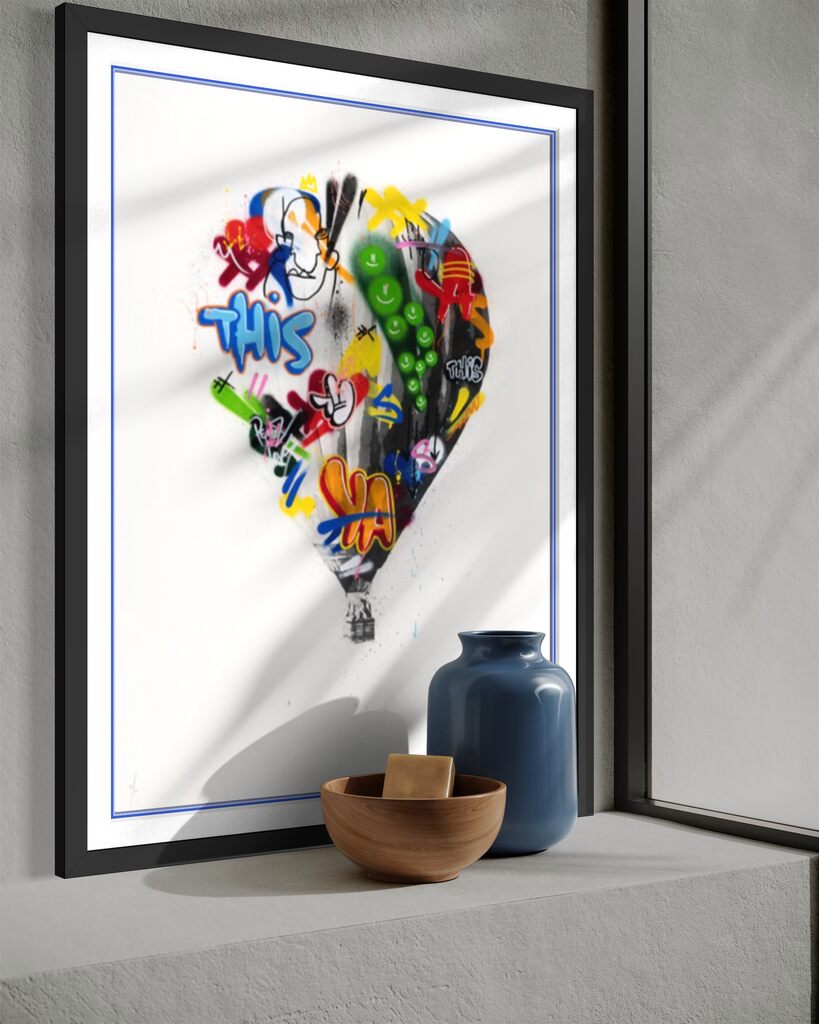 Balloon Etching (Heavily Hand Finished)