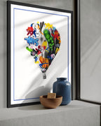 Balloon Etching (Heavily Hand Finished)