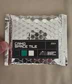 Terra cotta tile with paint in aluminum packaging