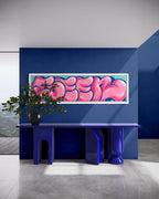 XL Jumbo Bubble Tag (Bubblegum & Blue)