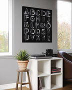 ART DECO WITH BLACK GLITTER