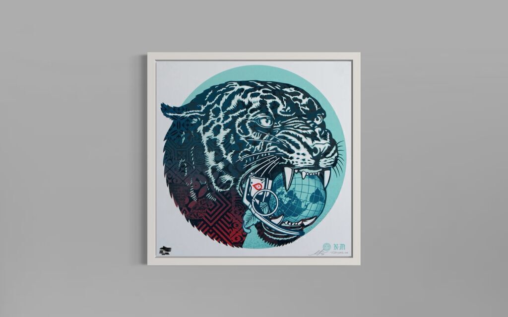 Climate Clash (White Variant) Framed