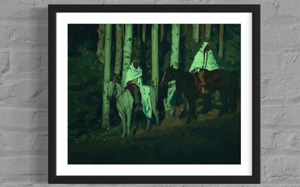 Night by the Aspens