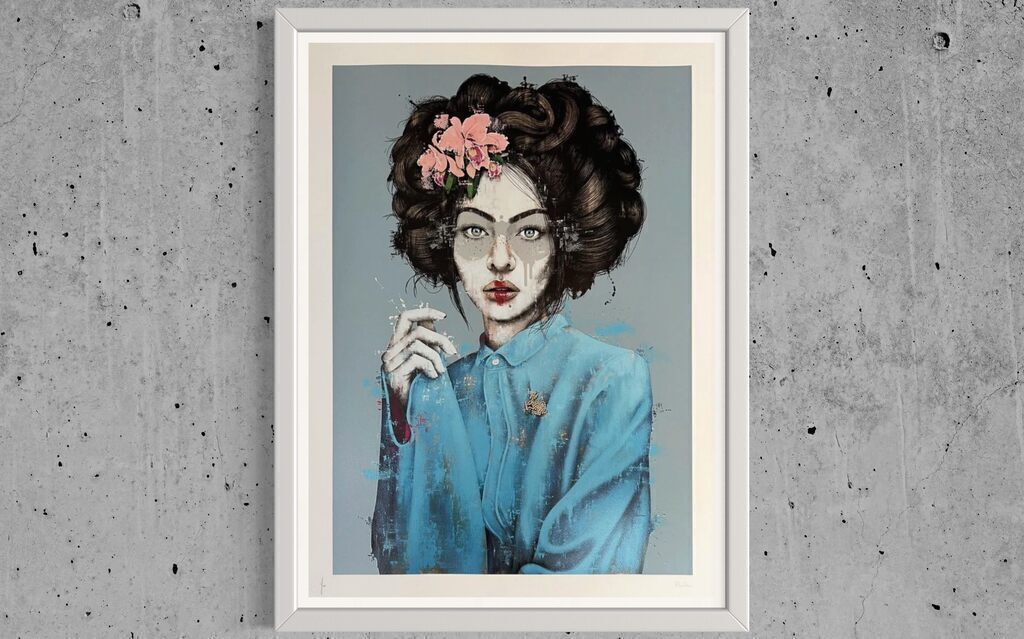Mossiae (Unique, Hand finished, white gold leaf variant)
