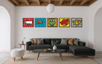 Icons Portfolio (Five Screenprints)