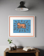 Radiant Baby (Haring Homage, framed)