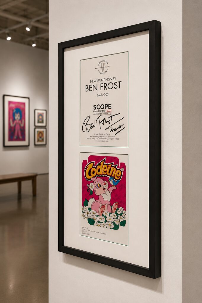 Lean on me / Codeine (Two Mini prints, Basel ‘22, Signed, Framed, Unique)