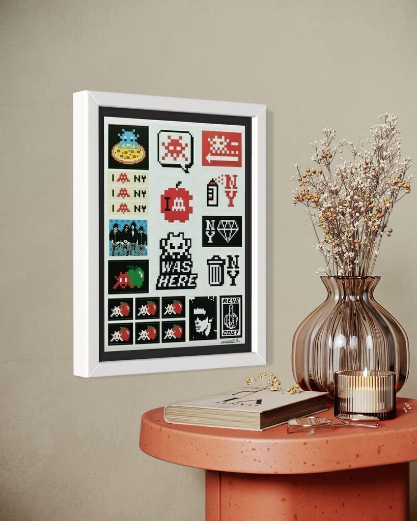 Big Apple (NYC) silkscreen sticker sheet( signed and dated, Stuck up Vol. 2)