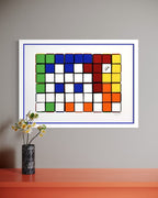 Six Cubes (Blue & Yellow)