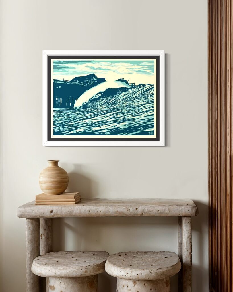 P.O.P WAVE (Blue) Shepard Fairey X Craig Stecyk III