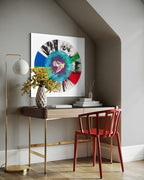Beautiful Optimistic Peace and Love Dove Spin Painting (The Hope Paintings)