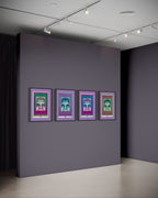 OP-ART ICON (FOUR PRINTS) PORTFOLIO